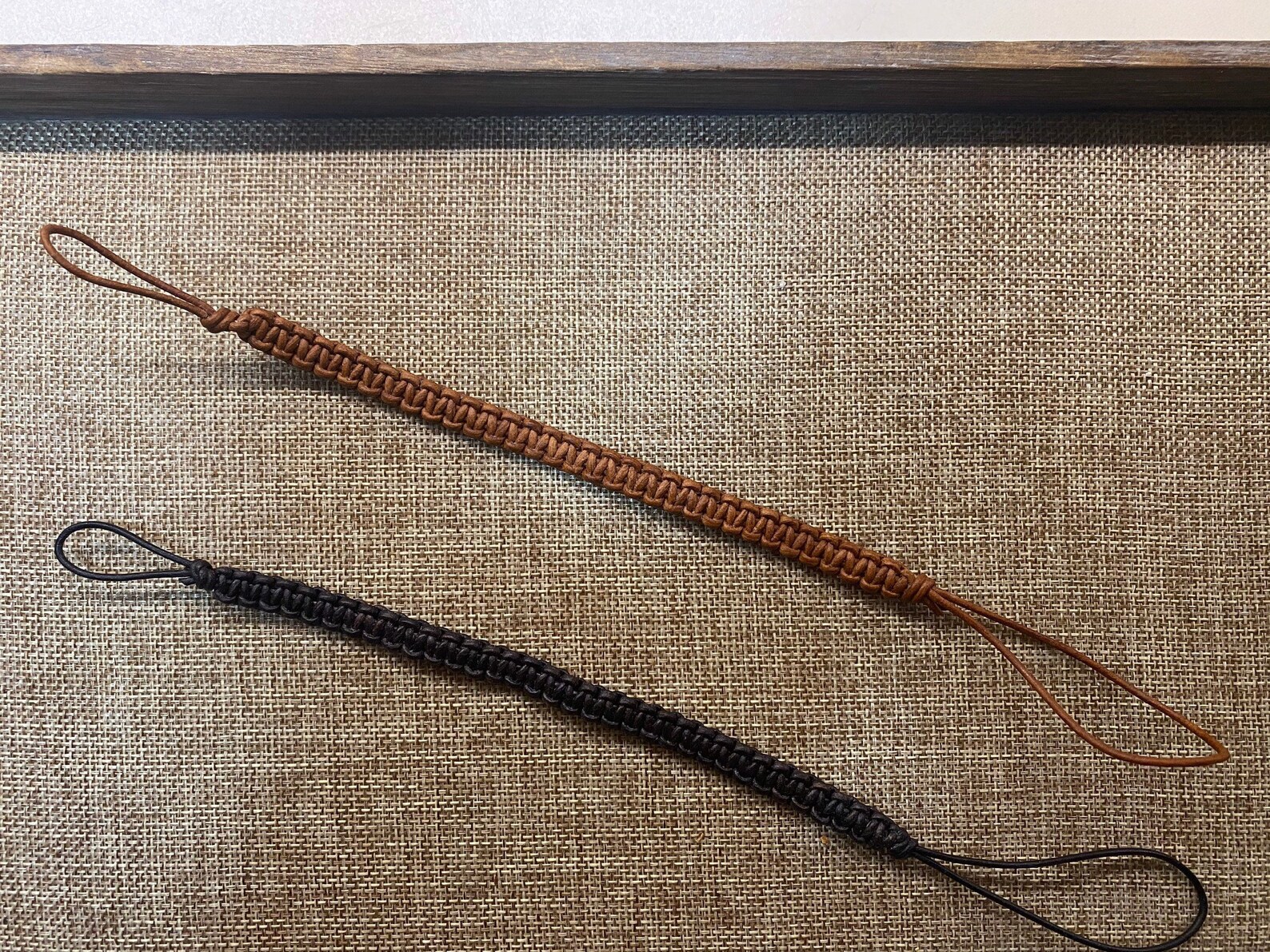 Woven Leather Pocket Watch Lanyards Etsy