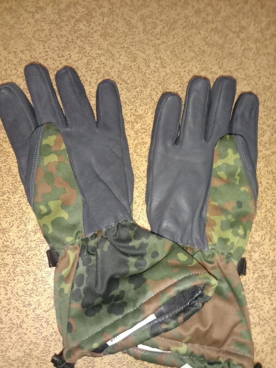 Genuine German Army Bundeswehr Military Surplus Flecktarn Camo Winter  Combat Gloves for Cold and Wet Weather Size 7 (S-M) - Etsy