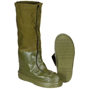 Original military surplus Norwegian army,  Bundeswehr KSK issue extreme cold weather overboots Mittet new old stock sz  US 9-10 , 10-11