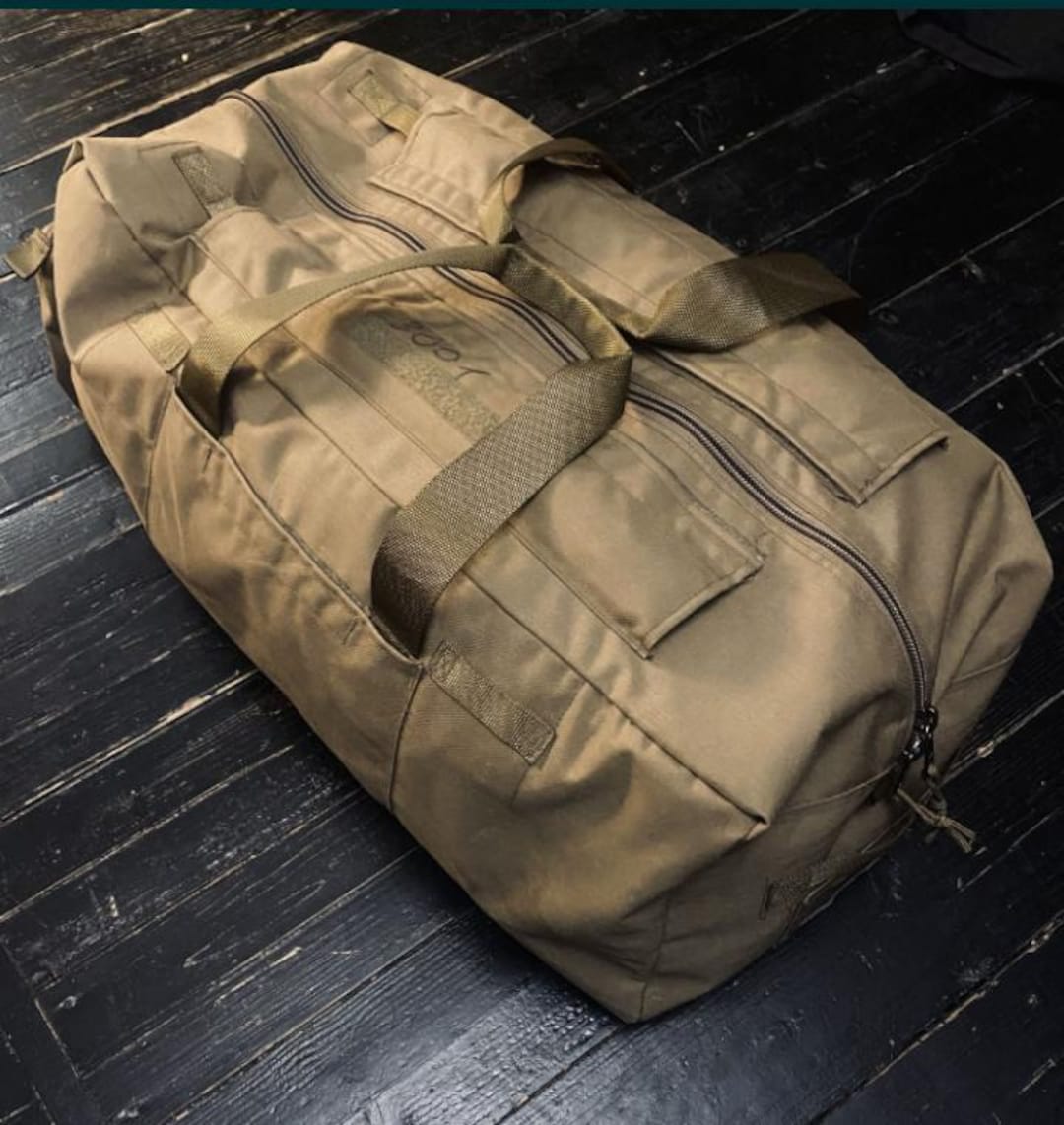 Norwegian Army Surplus Duffle Bag, Bergans Coyote Brown Cordura