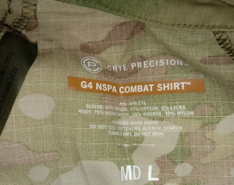 Crye Precision G4 NSPA マルチカム コンバットシャツ サイズ MdL