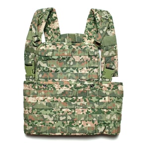 Dutch Army issue military surplus  NFP Multitone camouflage chest rig plate carrier