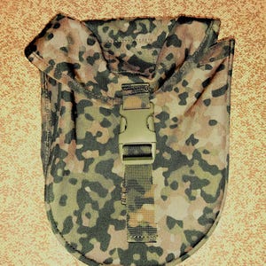 Dutch army surplus NFP Multitone camo folding shovel entrenching tool pouch