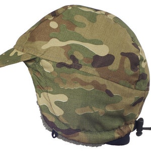 Norwegian army special forces issue winter tactical military surplus multicam hat Taiga Reinforcement SF sz L/XL (60-61)
