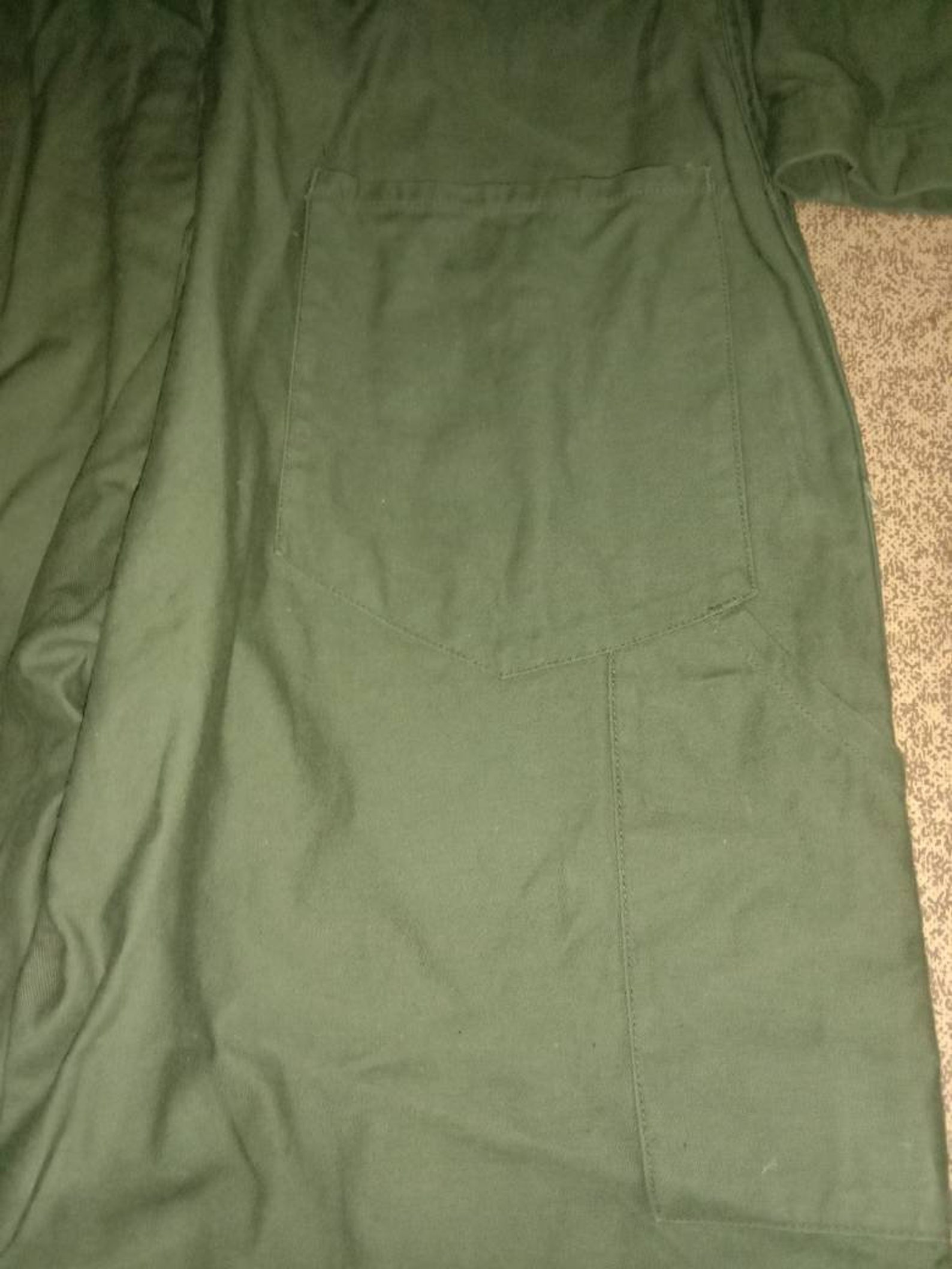 Military Surplus Vintage US Army OG 107 Sateen Coverall Type 1 Etsy