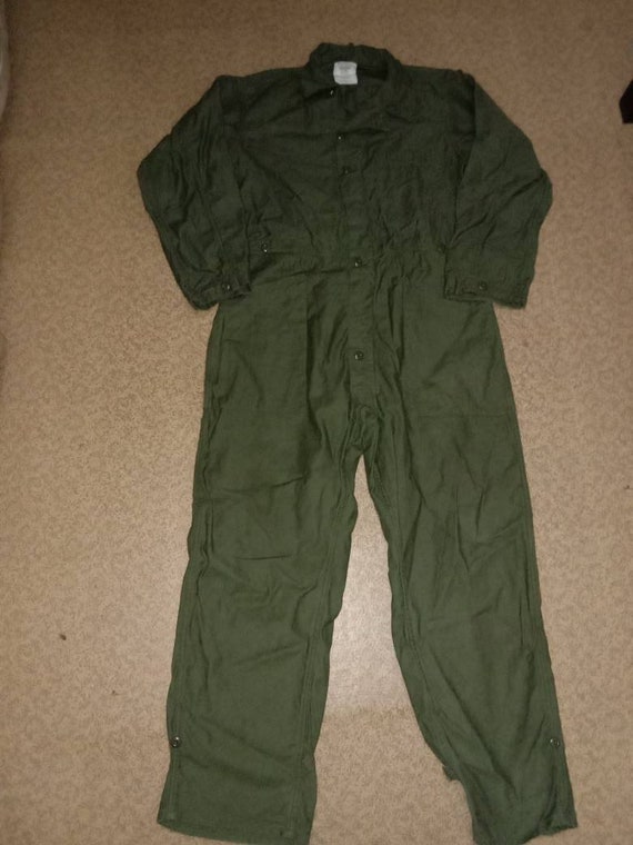 L BRITISH ARMY OVERALL COVERALL OG OLIVE GREEN ISSUED 190/100 BRAND NEW M 