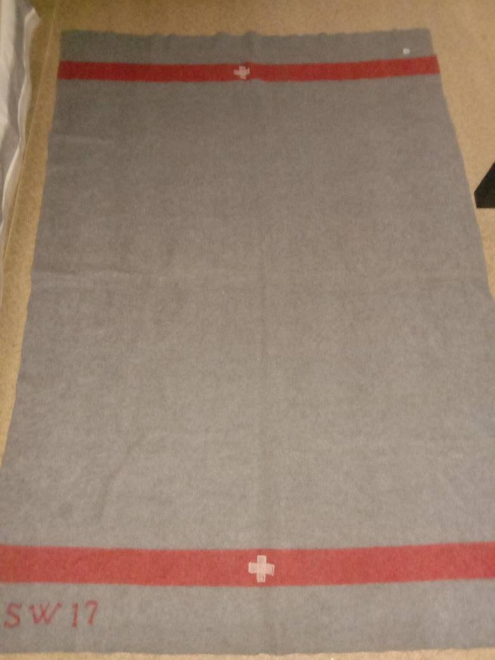 Authentic Swiss Army Wool Blanket Ww1 Era 1917 SW17 Like New Etsy New