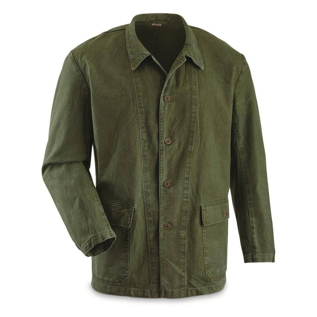 New Old Stock Vintage Swedish Army Surplus Work Jacket Chore New Old Stock Vintage Swedish Army Surplus Work Jacket Chore