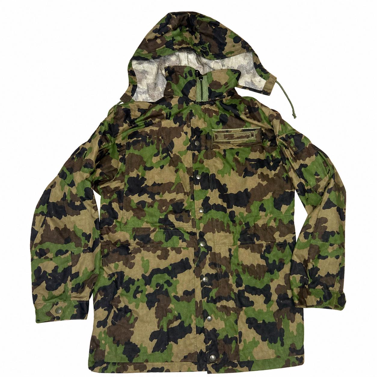 Swiss Army Military Surplus Cold Weather Jacket TAZ 90 Camouflage