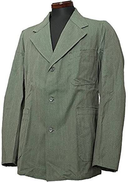 Vintage 1960s swedish prisoner uniform work jacket, new dead stock sz L. Vintage 1960s swedish prisoner uniform work jacket, new dead stock sz L.