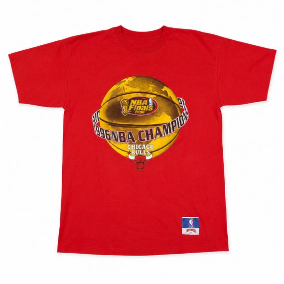⭕️美品新品⭕️ Pro Player シカゴブルズ 1996 Tシャツ ヴィンテージ 1996 NBAファイナル シカゴ・ブルズ ナツメグ Tシャツ