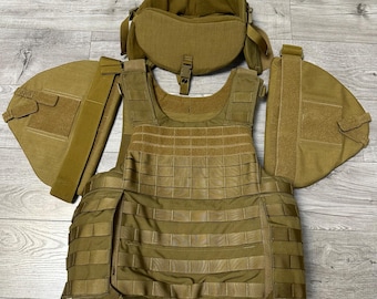 Authentic Norwegian army Issue NFM M07 tactical vest plate carrier sz L.