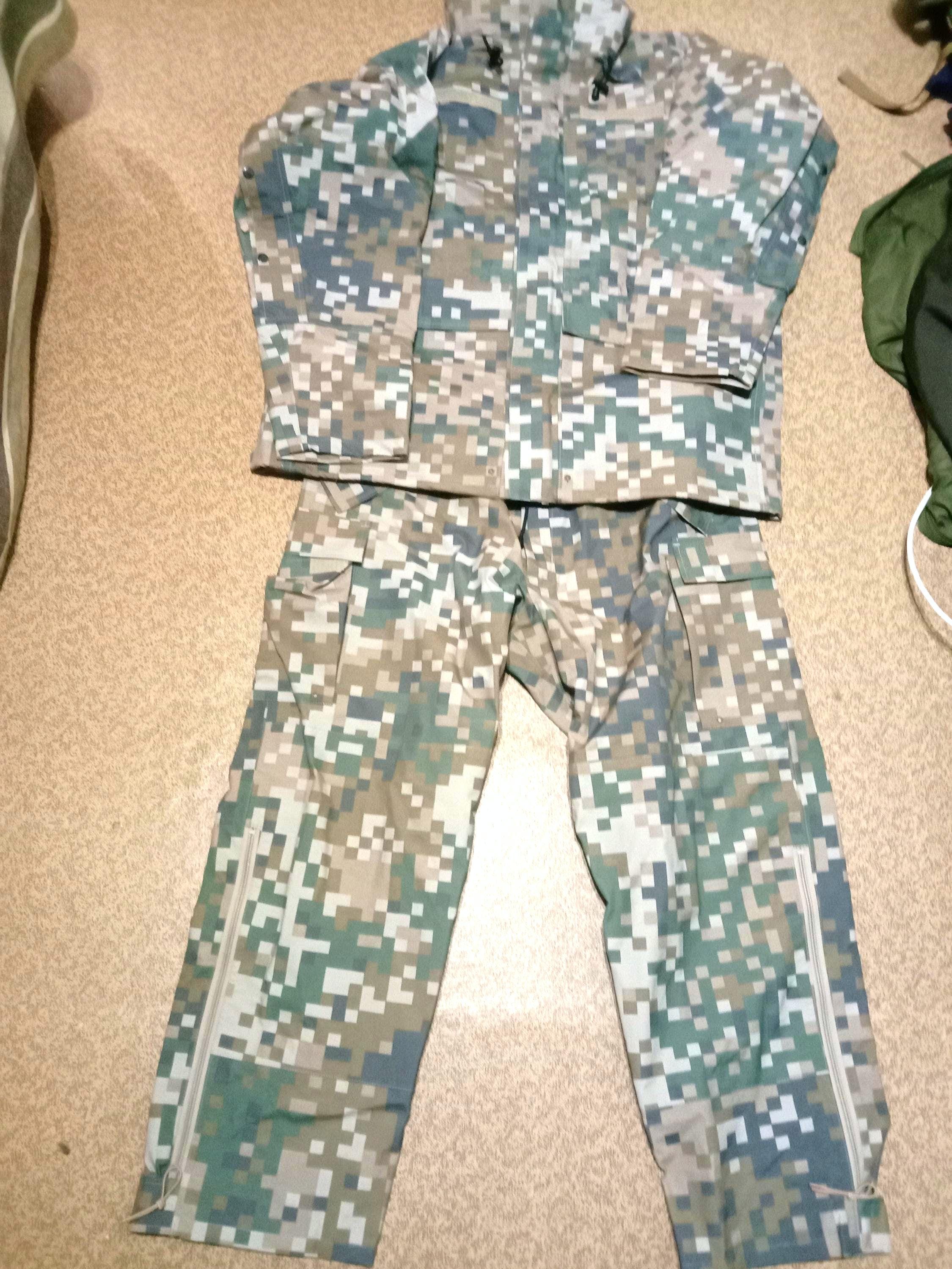 Latvian Army Surplus Multilatpat Camo Wet Weather Waterproof and