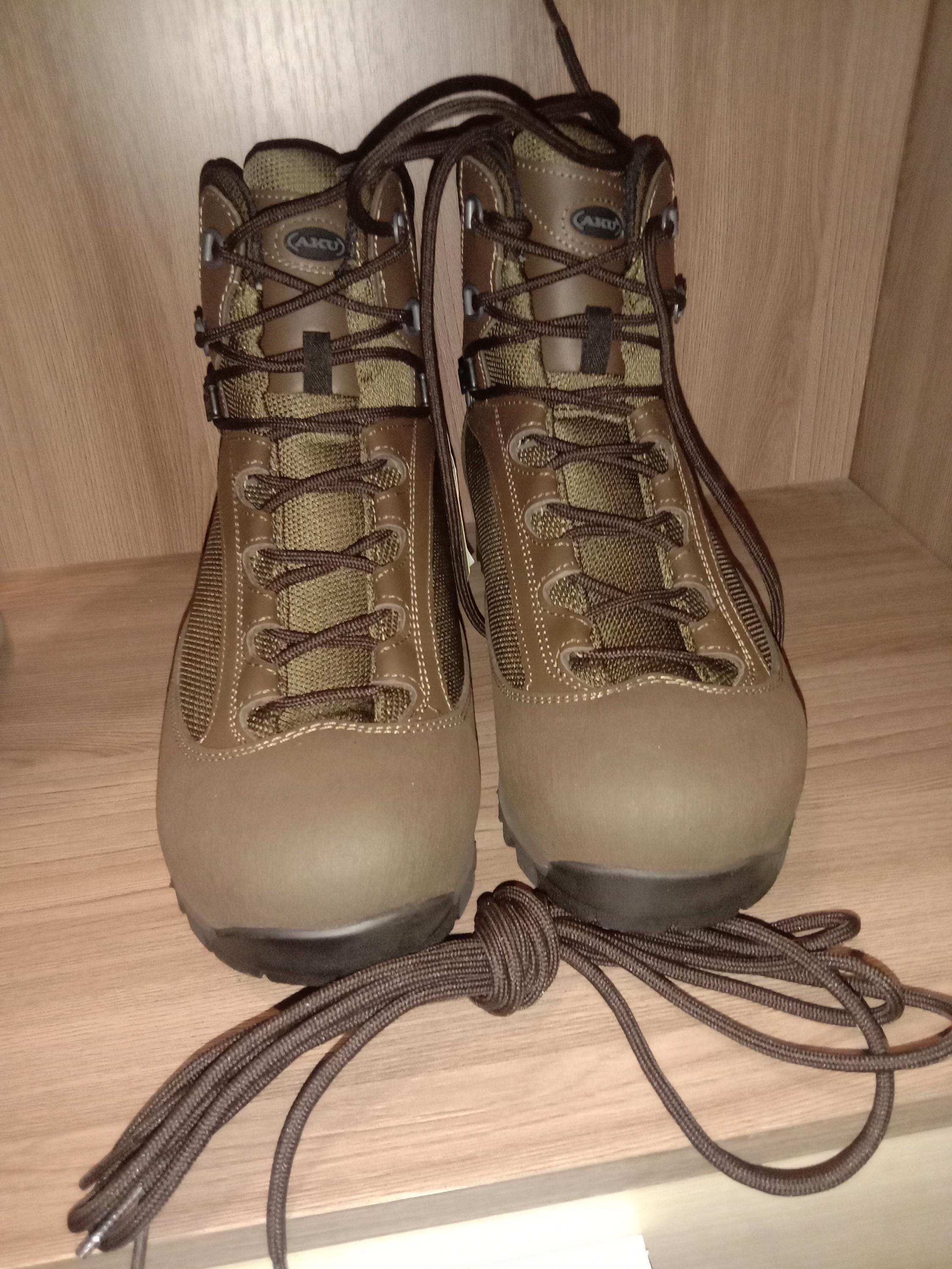 HAIX Gore-Tex Combat Haut Responsabilité Bottes Mâle Marron Cuir 7M