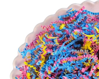1/2 lb FIESTA Color Crinkle Cut Quality Paper Shreds, Fillers in Resealable Bag, Make Gifts Look Pretty! by MRMX