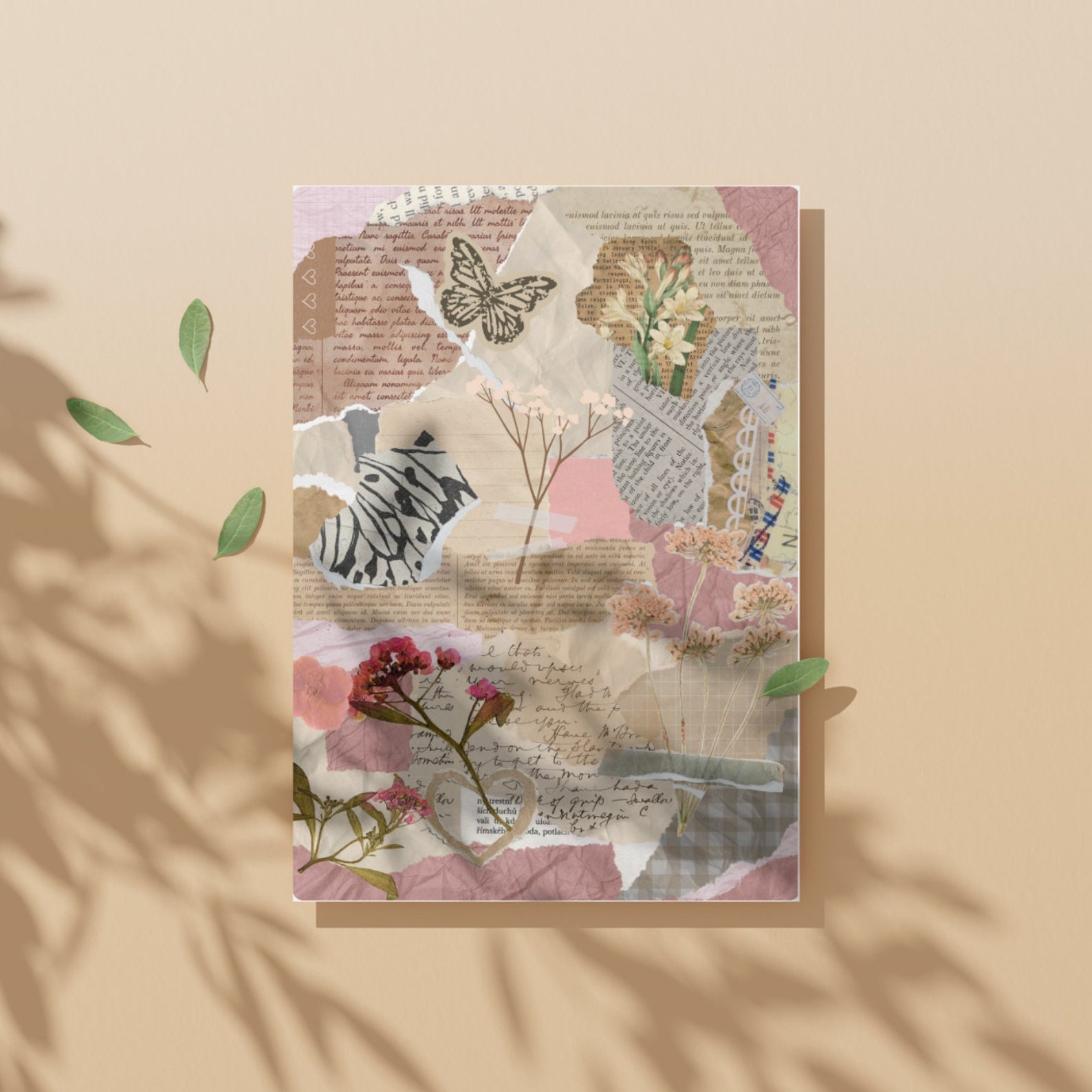 Kindle Case Insert Digital Download | Vintage Scrapbook Bundle | 6 ...