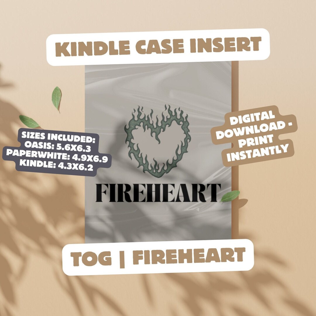 Kindle Case Insert Digital Download | Paperwhite | Oasis | Kindle ...