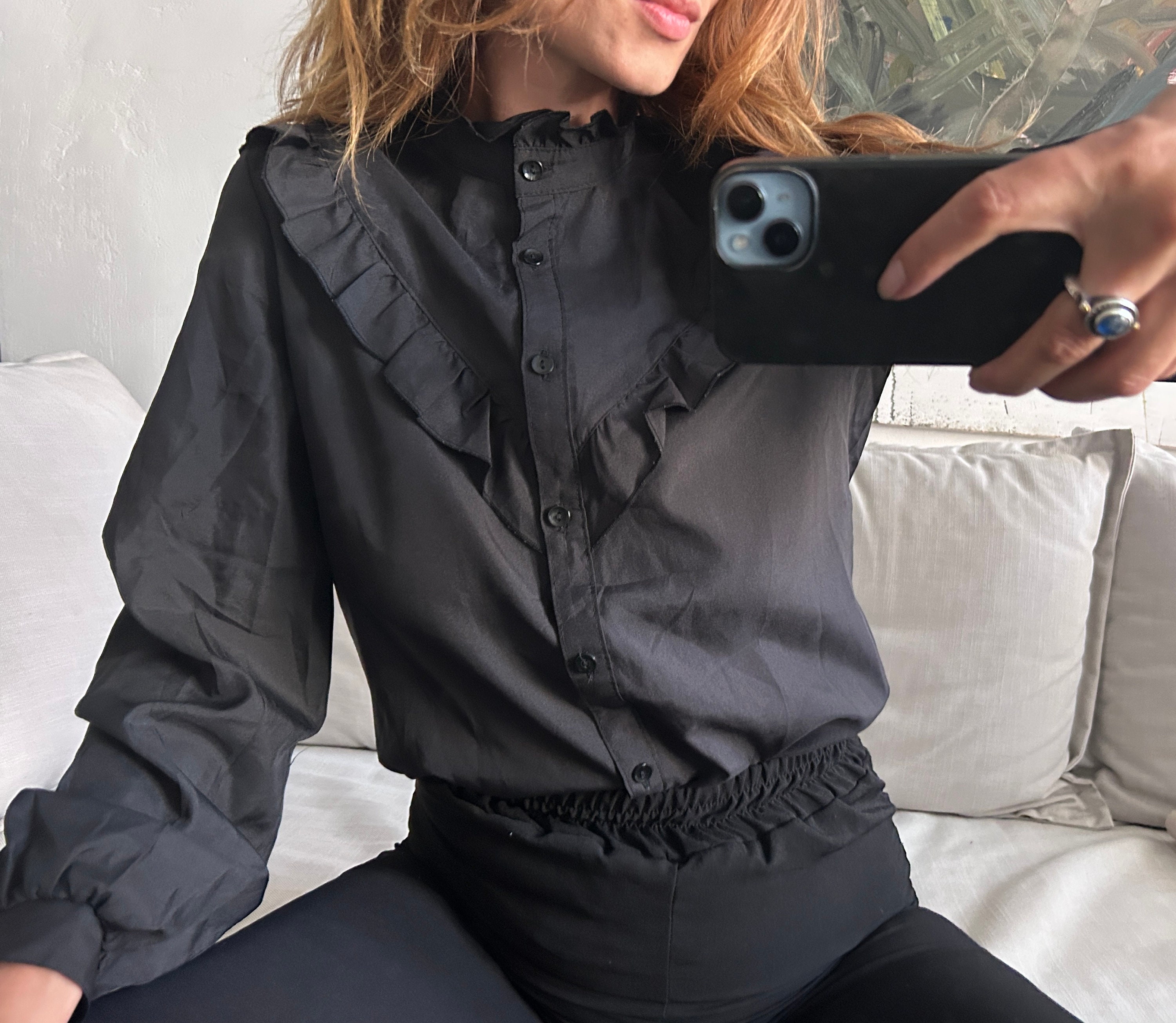 frill blouse online shopping