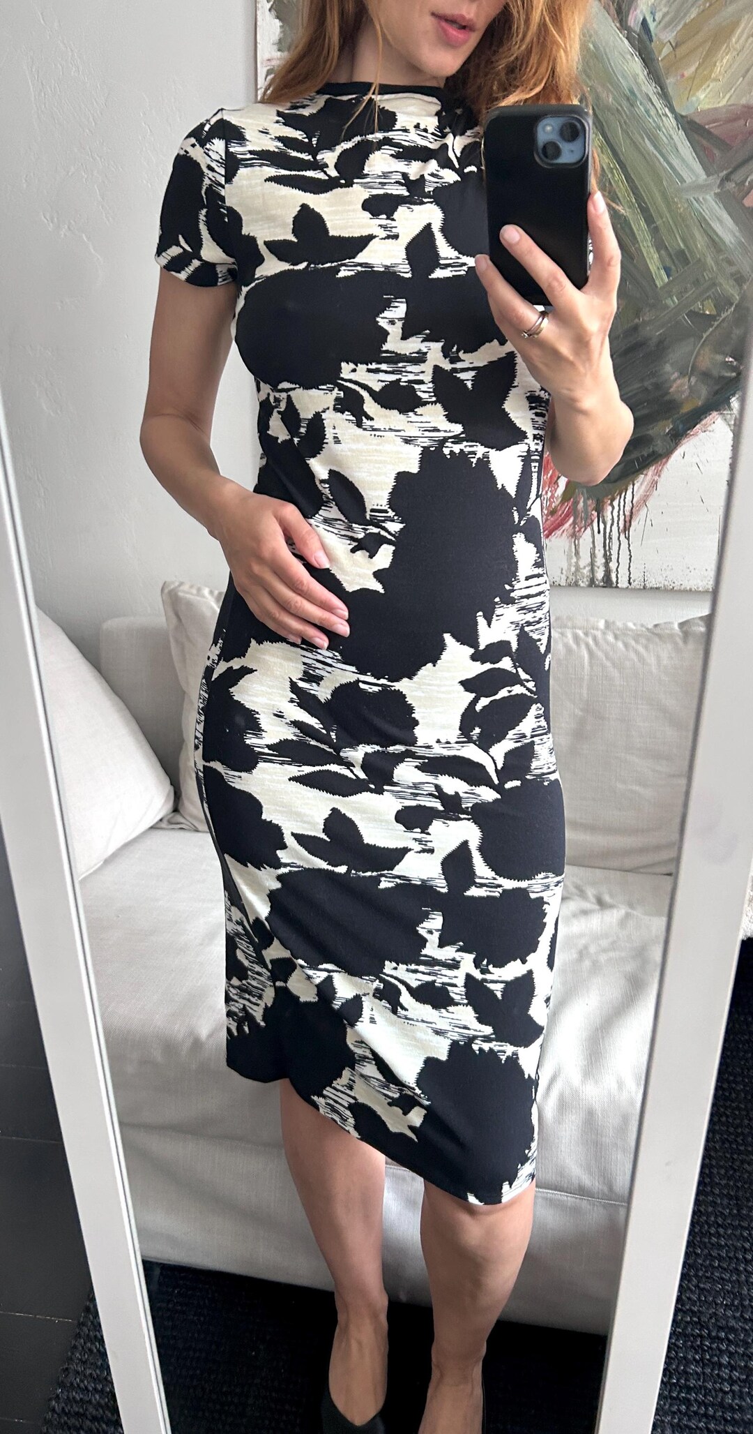 knee length black floral dress Amazon.com: Simplee Womens Floral Long Sleeve Mini Dress A-Line Square Neck Smocked Boho Spring Fall Dresses Short Western Wedding Guest Dress Black S : Clothing, Shoes & Jewelry