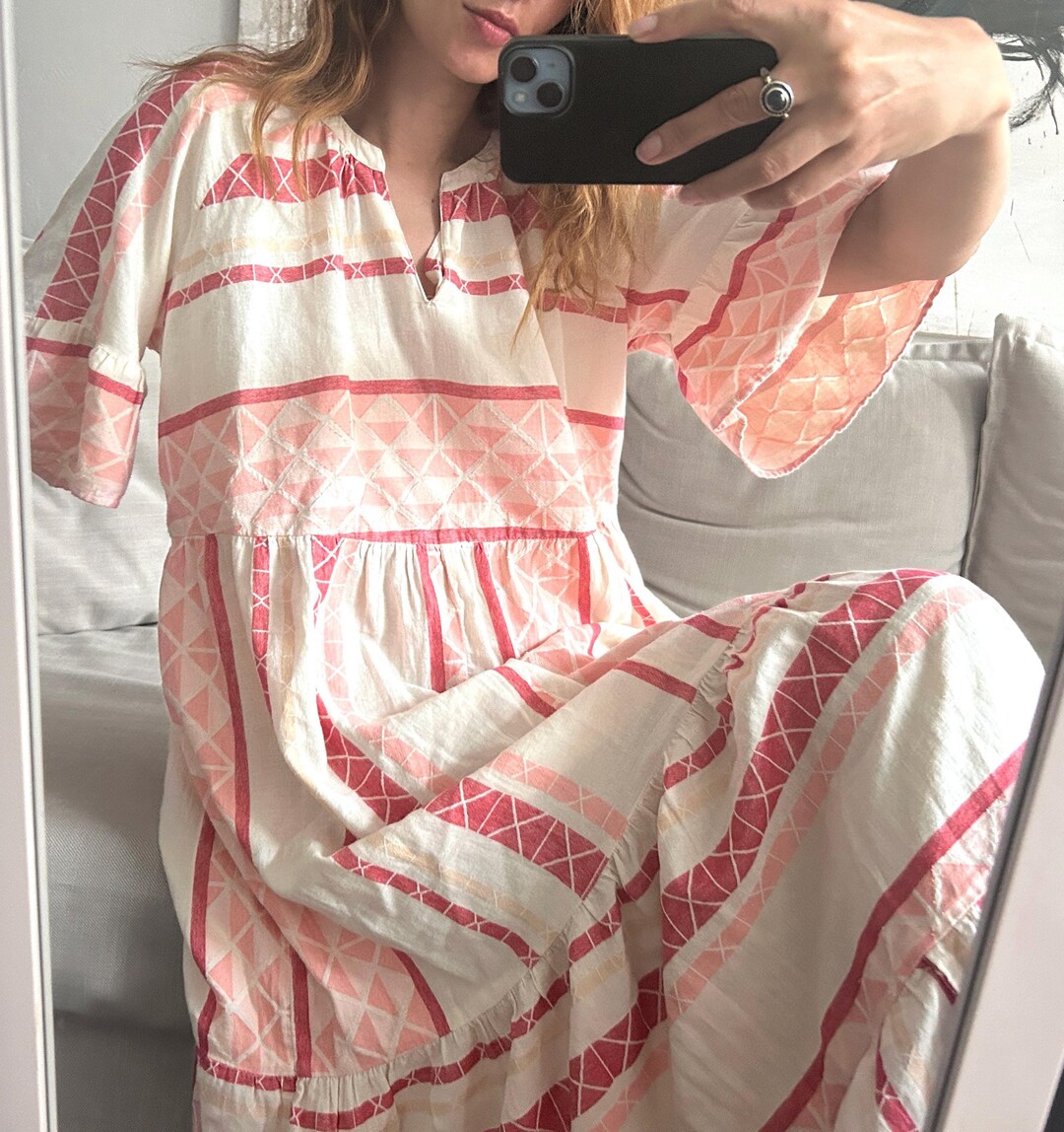 Boho Flutter Sleeve Tiered Mini Dress main image 1