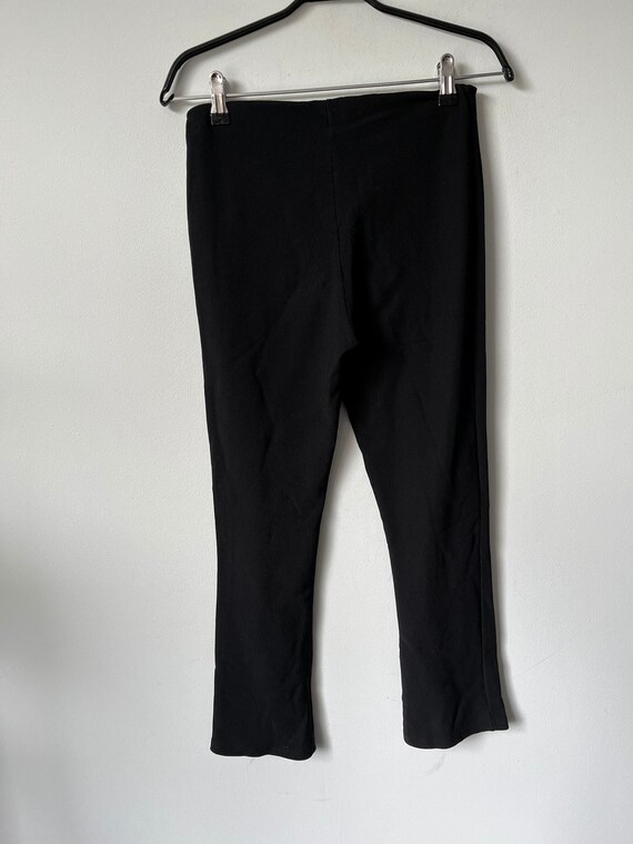 Nineties Skinny Pants / Black Tight Sexy Pants / Club Girl Trousers / Crop  Ankle Pants Small 