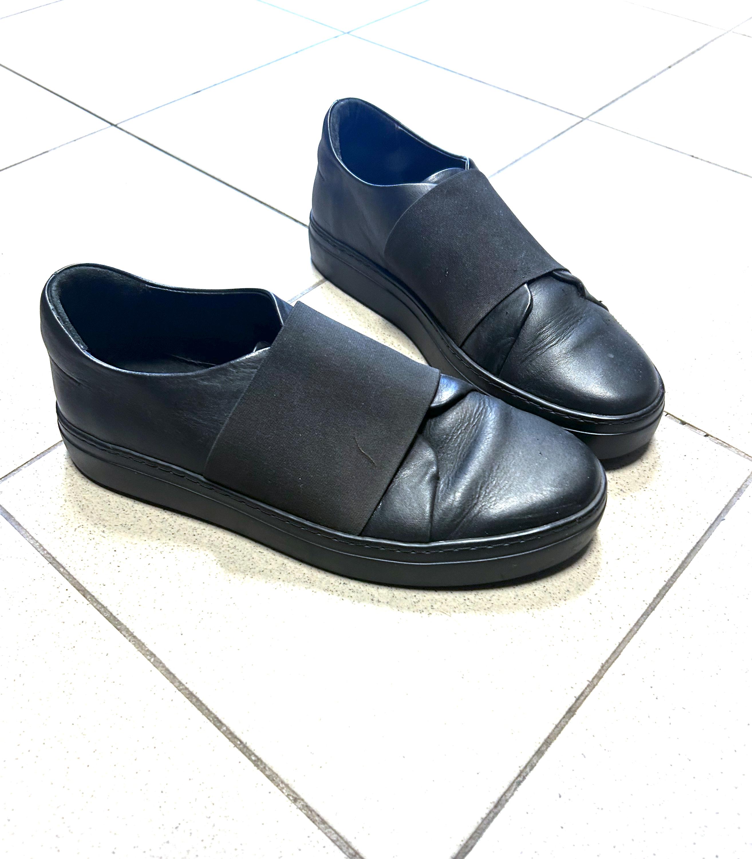 COS atelier new without a box black perforated leather men\'s loafers size 42 5712 Calzoleria Toscana Dress Loafer - Toscana USA main image 2