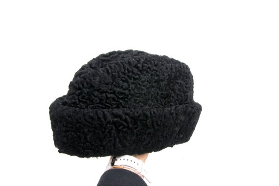 Back Lamb Hat / Brezhnev Ambassador Hat / Russian