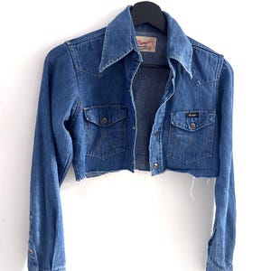 Vintage Wrangler Denim Shirt 1970s - Etsy