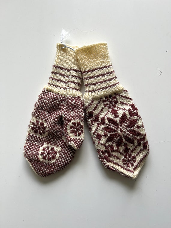 Beautiful Boho Mittens / Handknitted Hand Warmers… - image 3