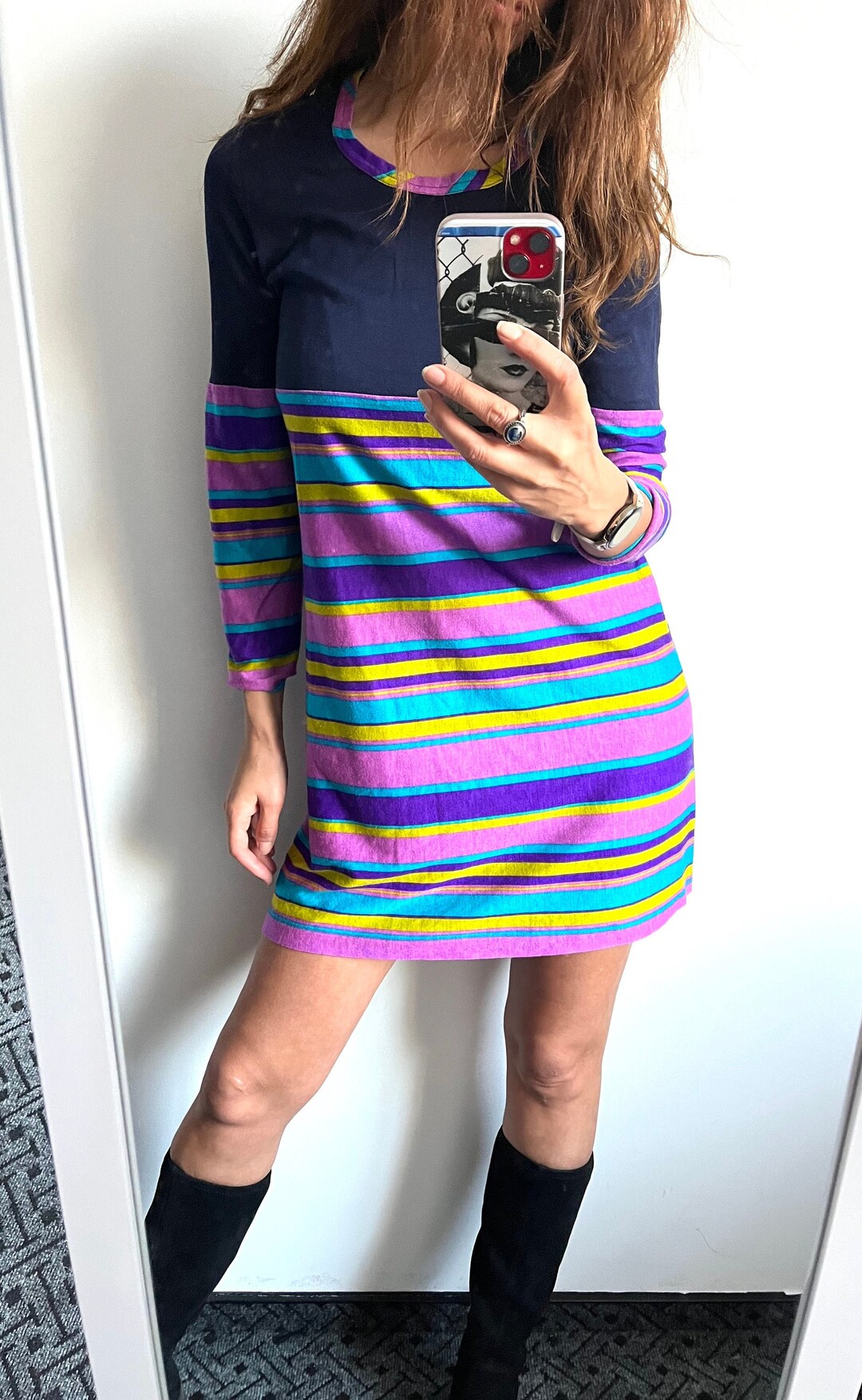 colorful long sleeve dress Revery Floral Long Sleeve Maxi Dress