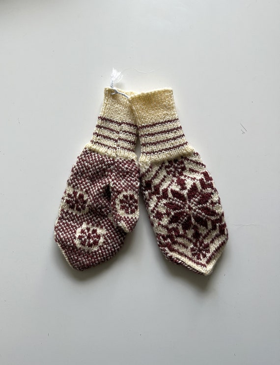 Beautiful Boho Mittens / Handknitted Hand Warmers… - image 2