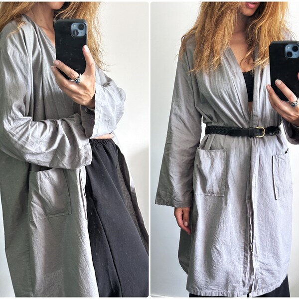 Linen Duster Etsy
