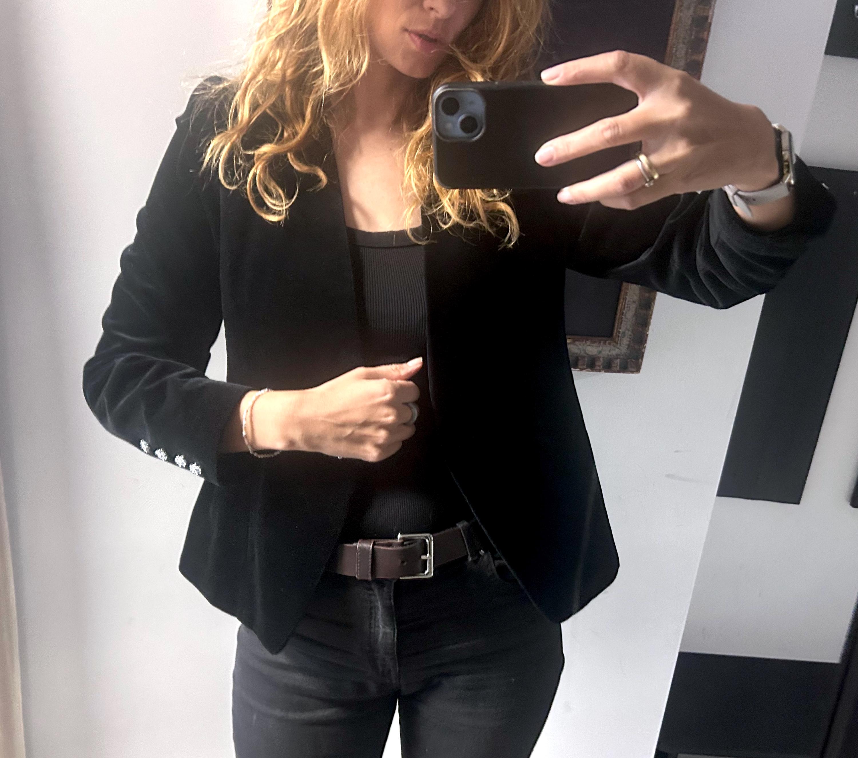 Veste De Tournoi Euroriding Bukarest Femme - Noire, Velours, Taille 84/42 Longue, Neuve