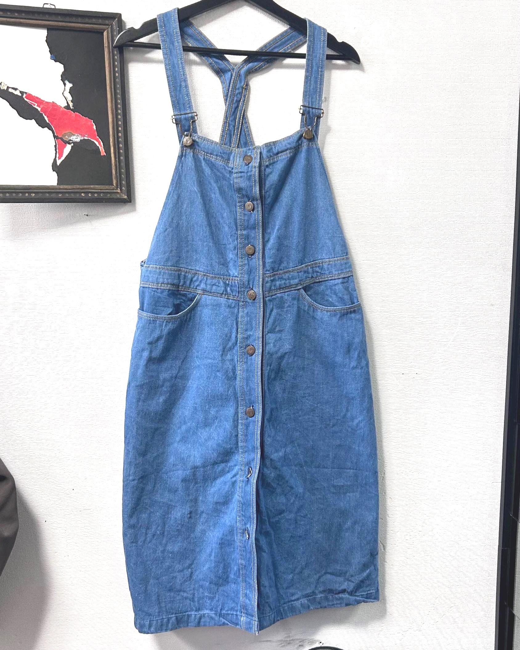 dress overalls knee length Womens Denim ReorderC