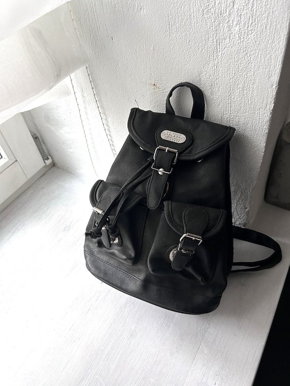 90s Mini Backpack Goth Grunge Aesthetic Bag Nineties Vibe Bag Black Small Rucksack 90 s Kiddo Goth Lolita Bag Etsy