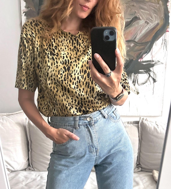 Leopard print t shirt outfit on sale
