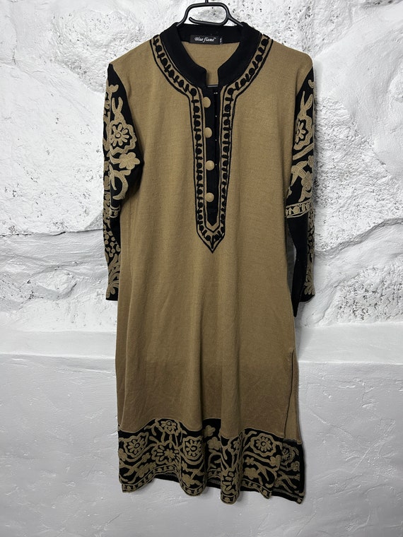 Boho Embroidered Dress / Long Sleeved Tunic / Chi… - image 6