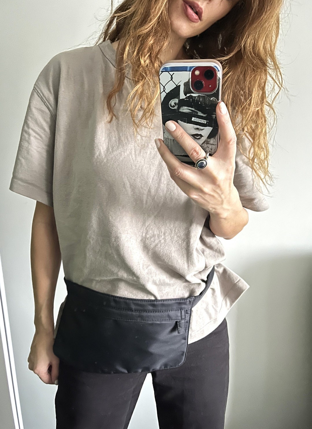 Y2K Black Waist Festival Fanny Pack / Goth Urban Grunge Street Etsy