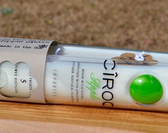 Candle - Apple Ciroc Bottle filled with Apple Scented Candle