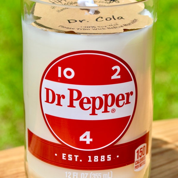 Dr Pepper Scented Candle Etsy