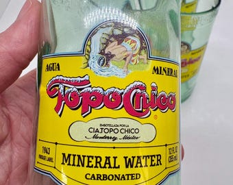 Set of 4 1943 Vintage Label Topo Chico Glasses