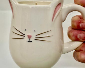 Critter Cup - Sweet Bunny Mug Soy Candle Strawberry Lemonade Scent