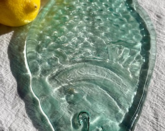 Glass Fish Spoon Rest/Tray