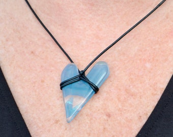 Glass Heart Necklace