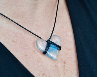 Glass Heart Necklace