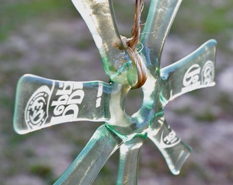 Dr. Pepper Recycled Glass Ornament