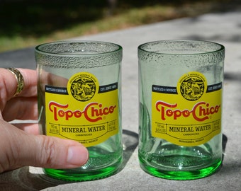 Set of 4 Topo Chico Bottle Shot Glasses