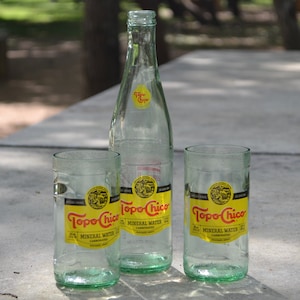 Set of 4 Topo Chico Bottle Glasses