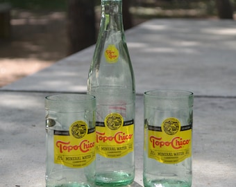 Set of 4 Topo Chico Bottle Glasses