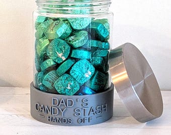 Funny Father’s Day Gift for Dad | Candy Jar Base | Gift for Grandpa | Man Cave Candy Jar